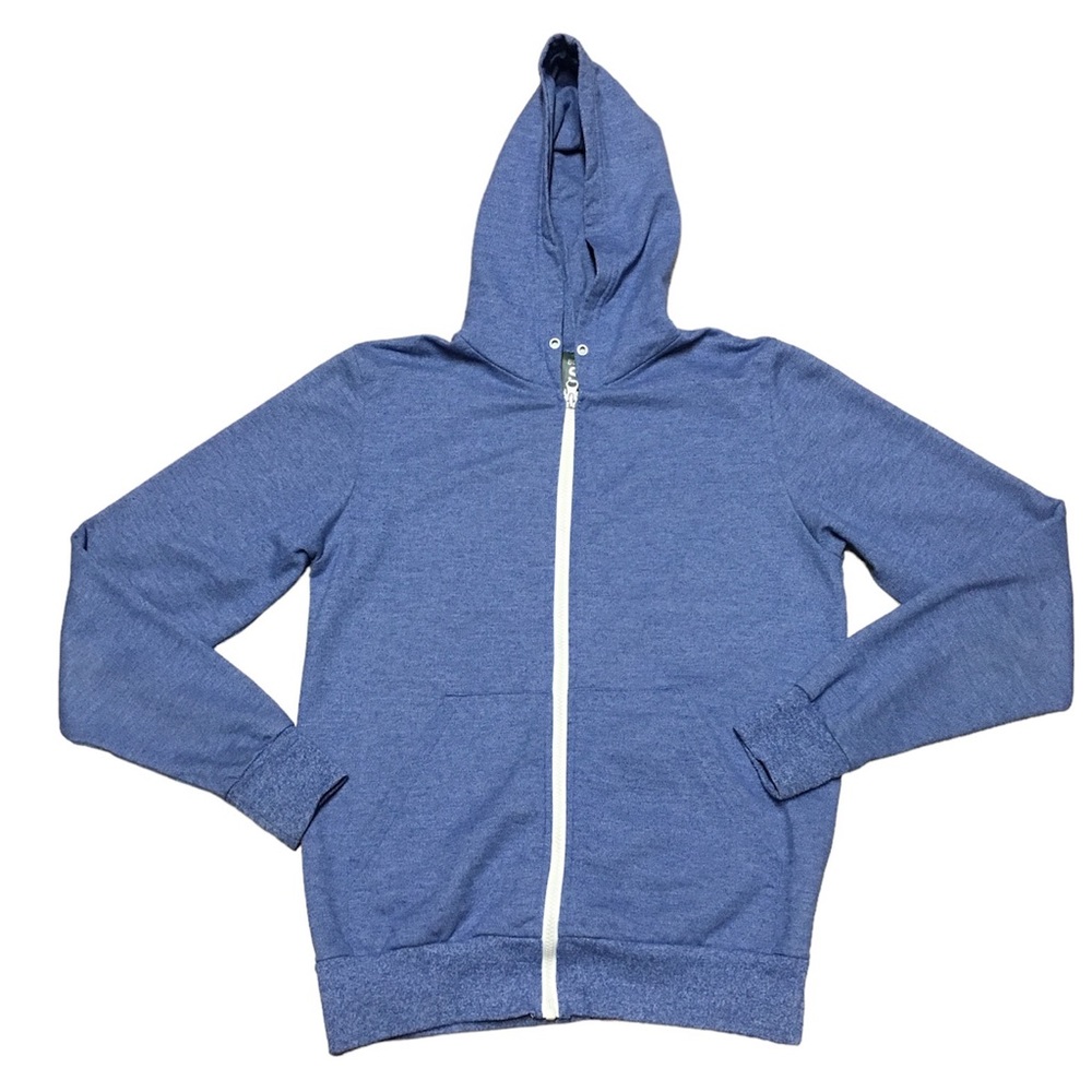 BDG Jacket Men’s S Adult Unisex Zip Up Hoodie Casual Blue Urban Outfitters